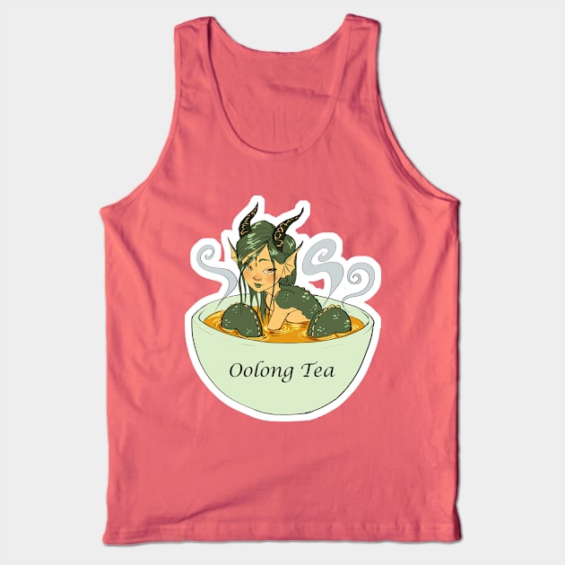 Oolong Tea Mermaid Tank Top by TessRosenthal